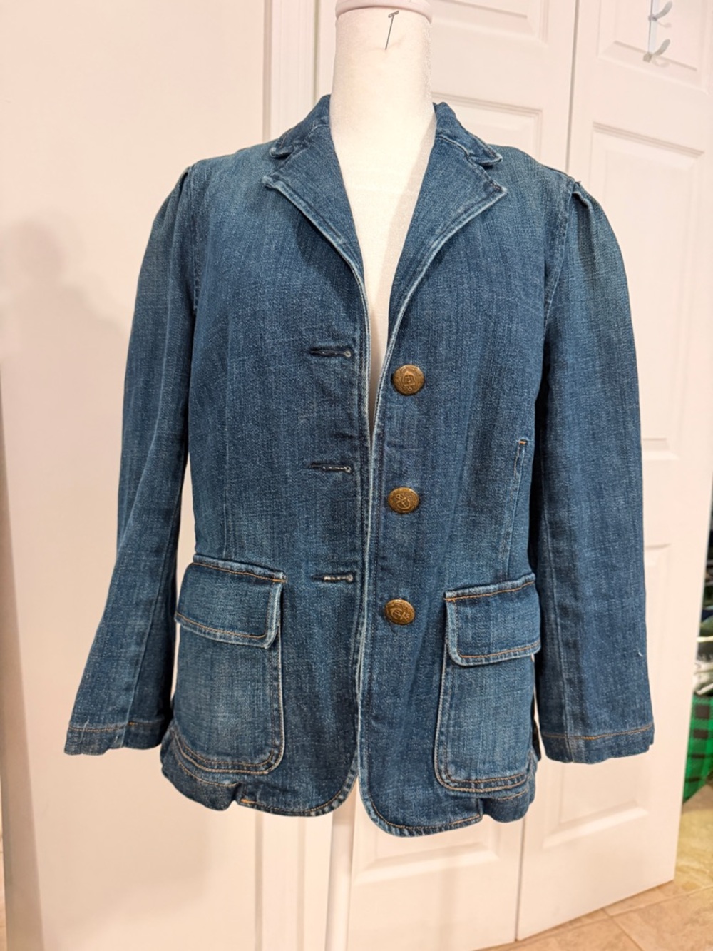 Ralph Lauren Lauren Jeans Co. Denim Jacket in Dark Blue